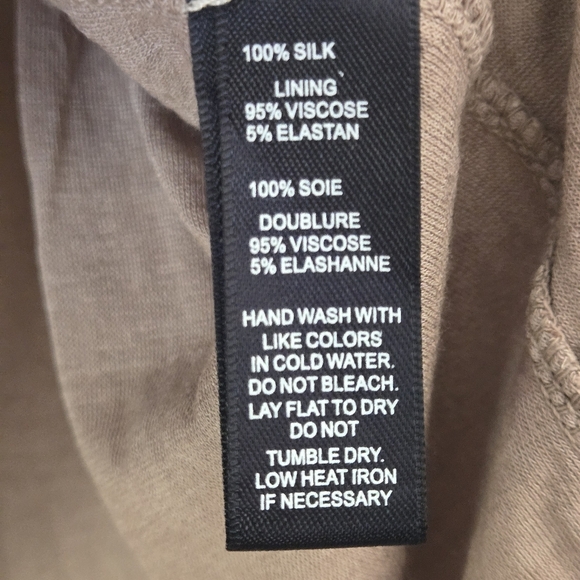 Le Marais Silk Chiffon Fairycore Ethereal Balletcore Ombre Bell Sleeve Top M - Picture 7 of 9